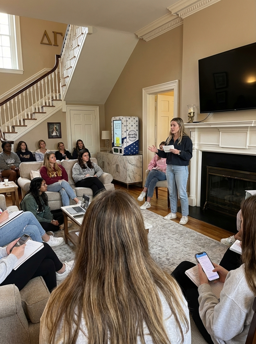 Sorority chapter night event